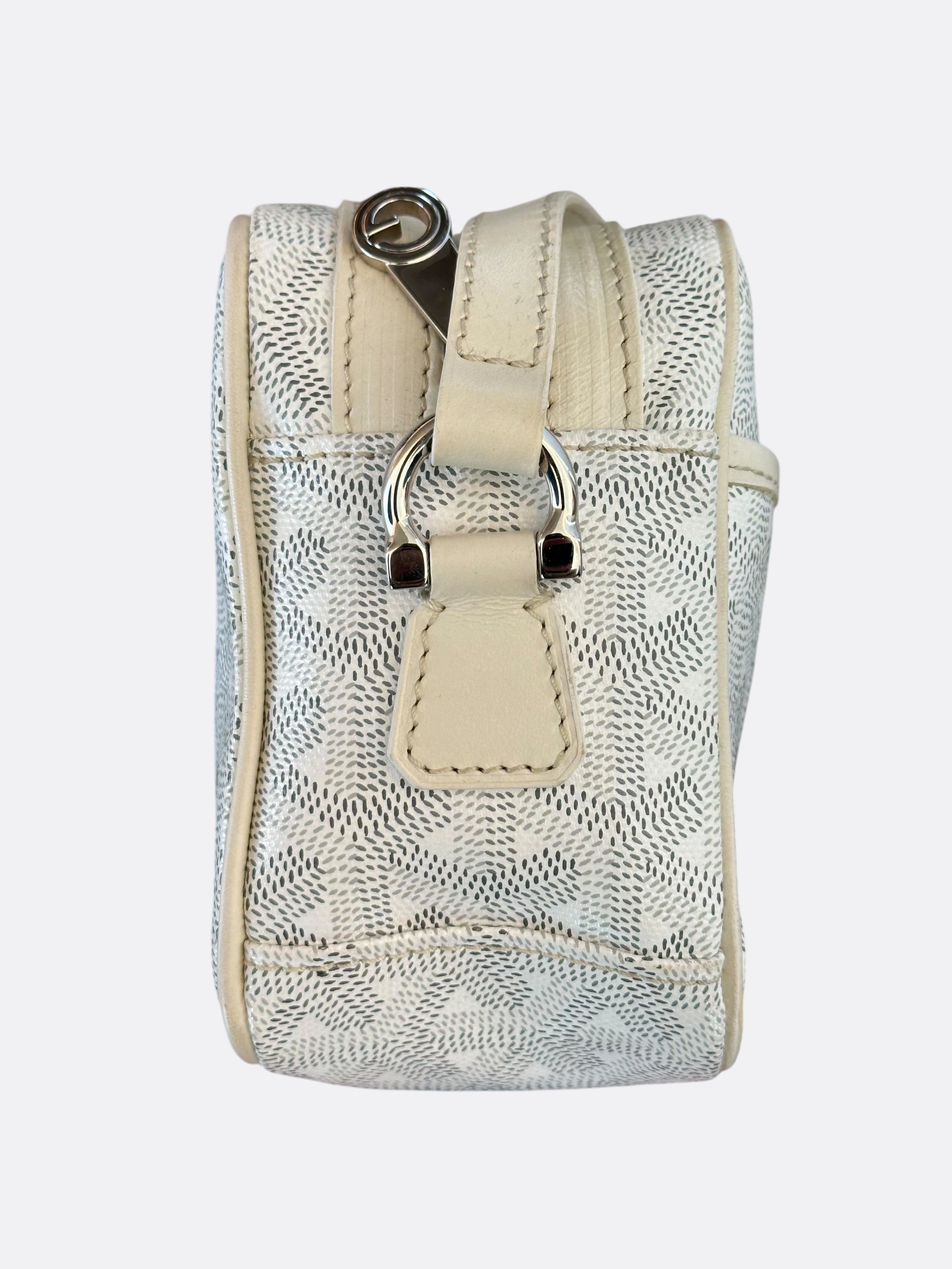Goyard White Cap Vert Messenger Bag
