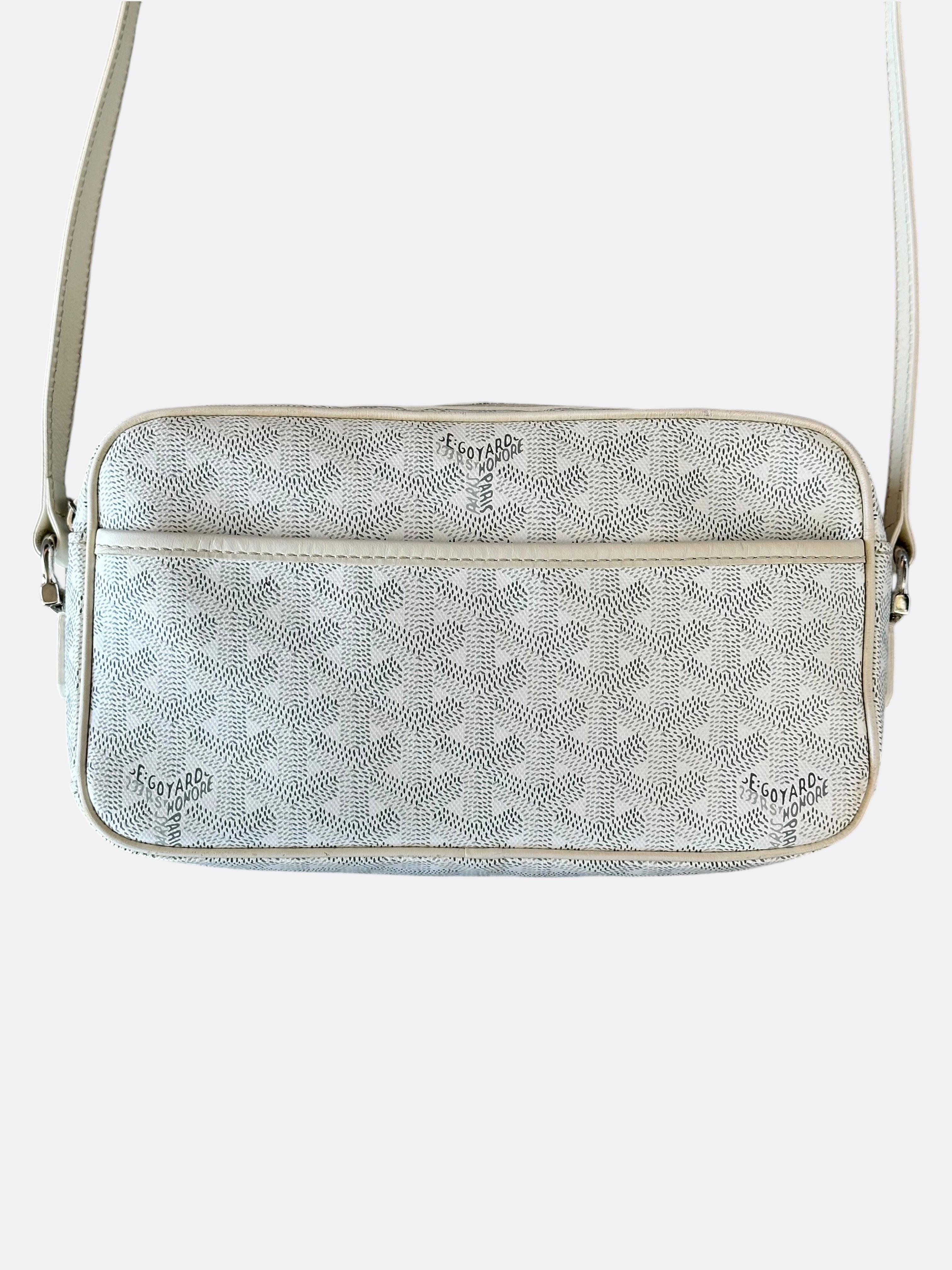 Goyard White Cap Vert Messenger Bag