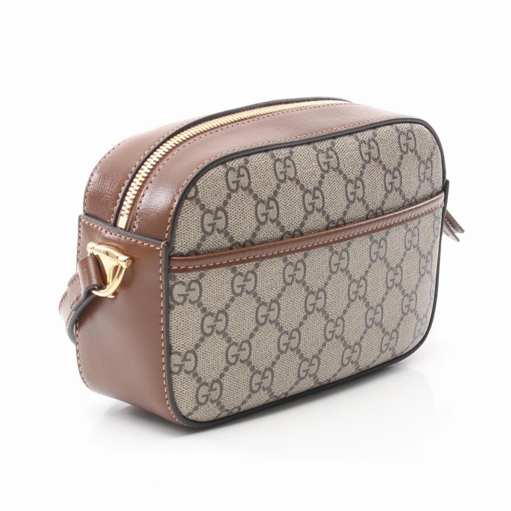 Gucci   Coated Canvas Pvc Leather Shoulder Bag (Pre-Owned)