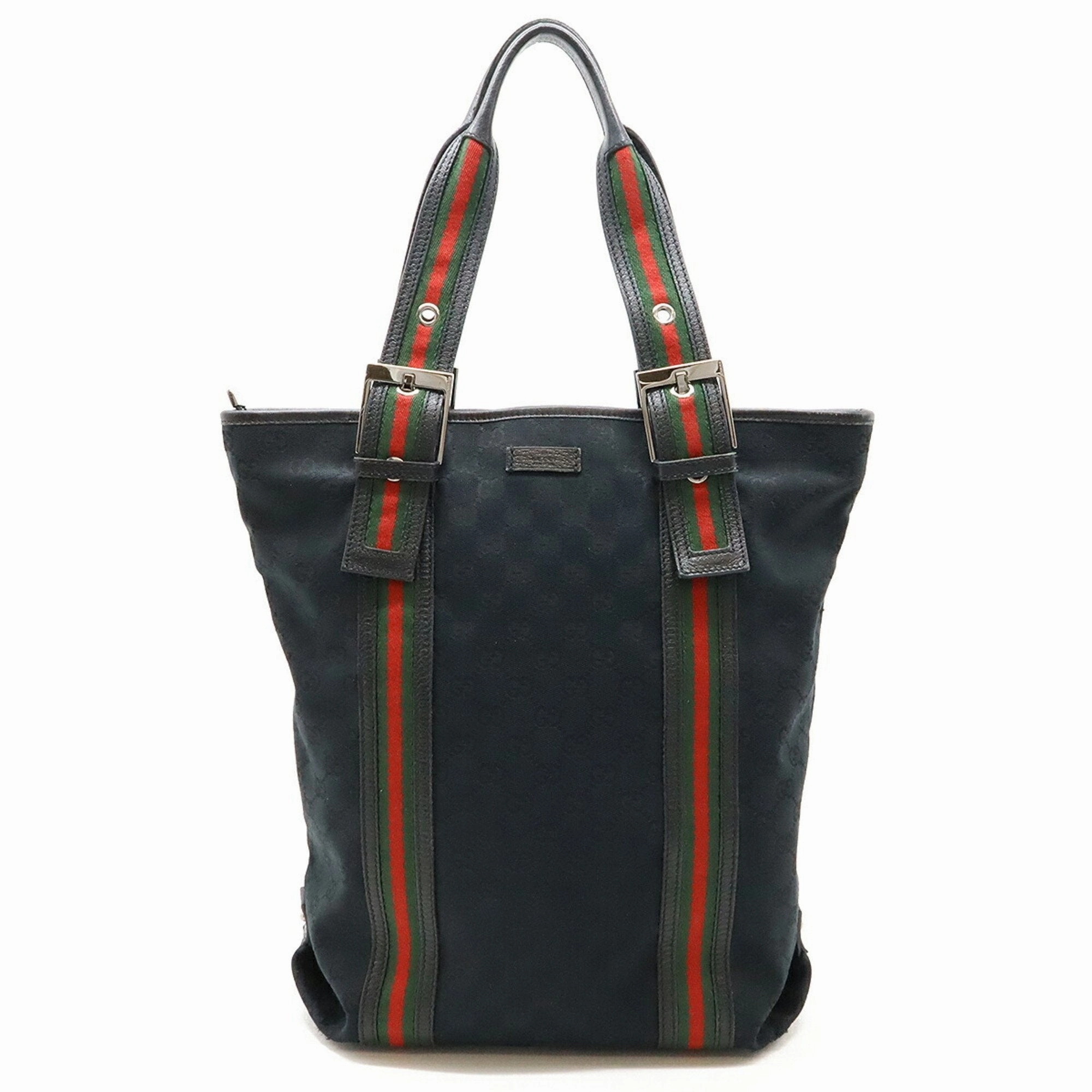 Gucci    Color Gg Canvas Leather Shoulder Bag Tote Bag (Pre-Owned)