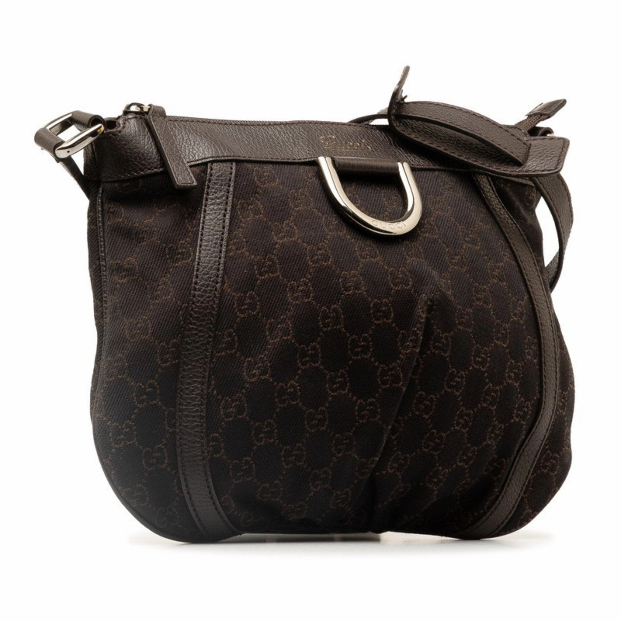 Gucci Abbey  Canvas Shoulder Bag ()