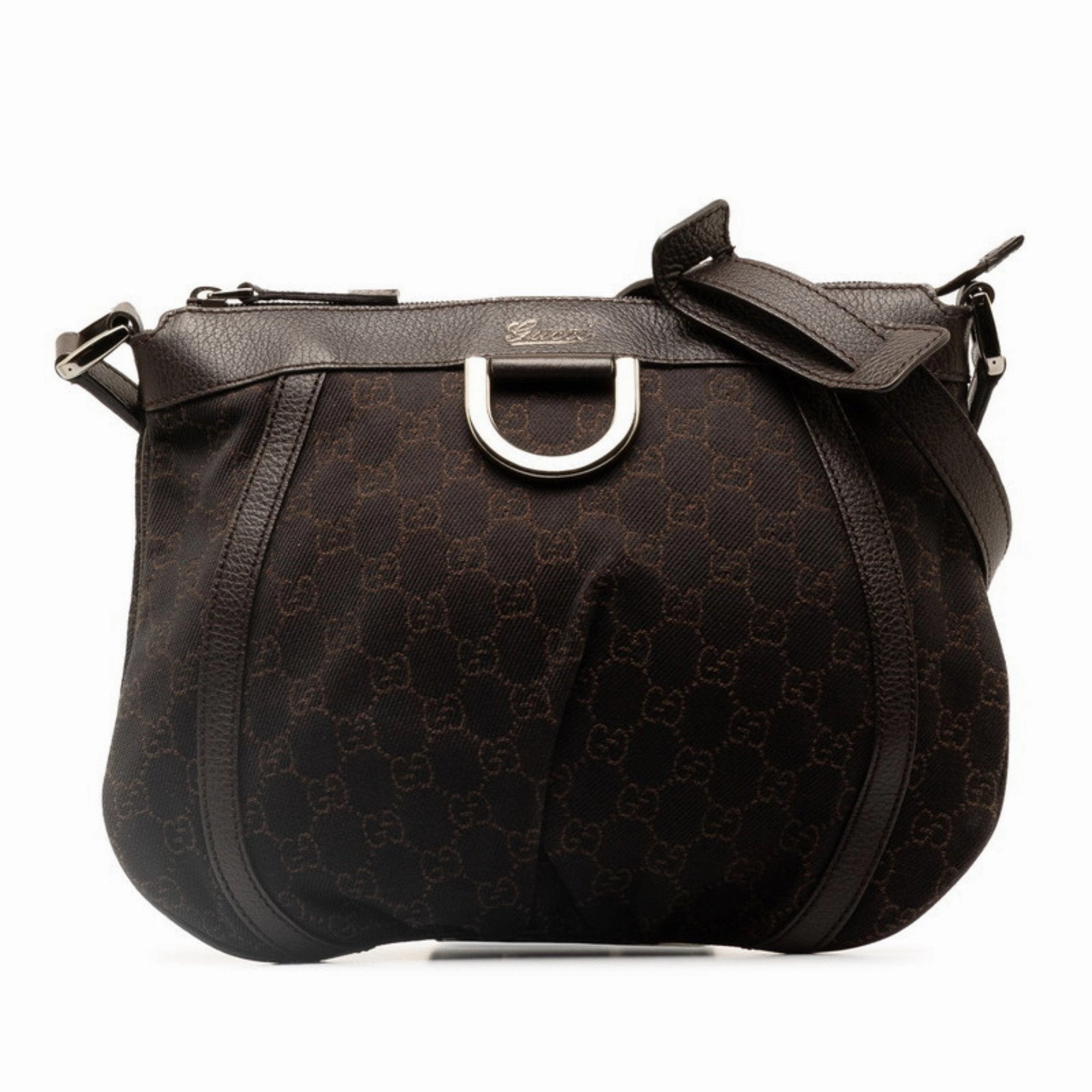 Gucci Abbey  Canvas Shoulder Bag ()