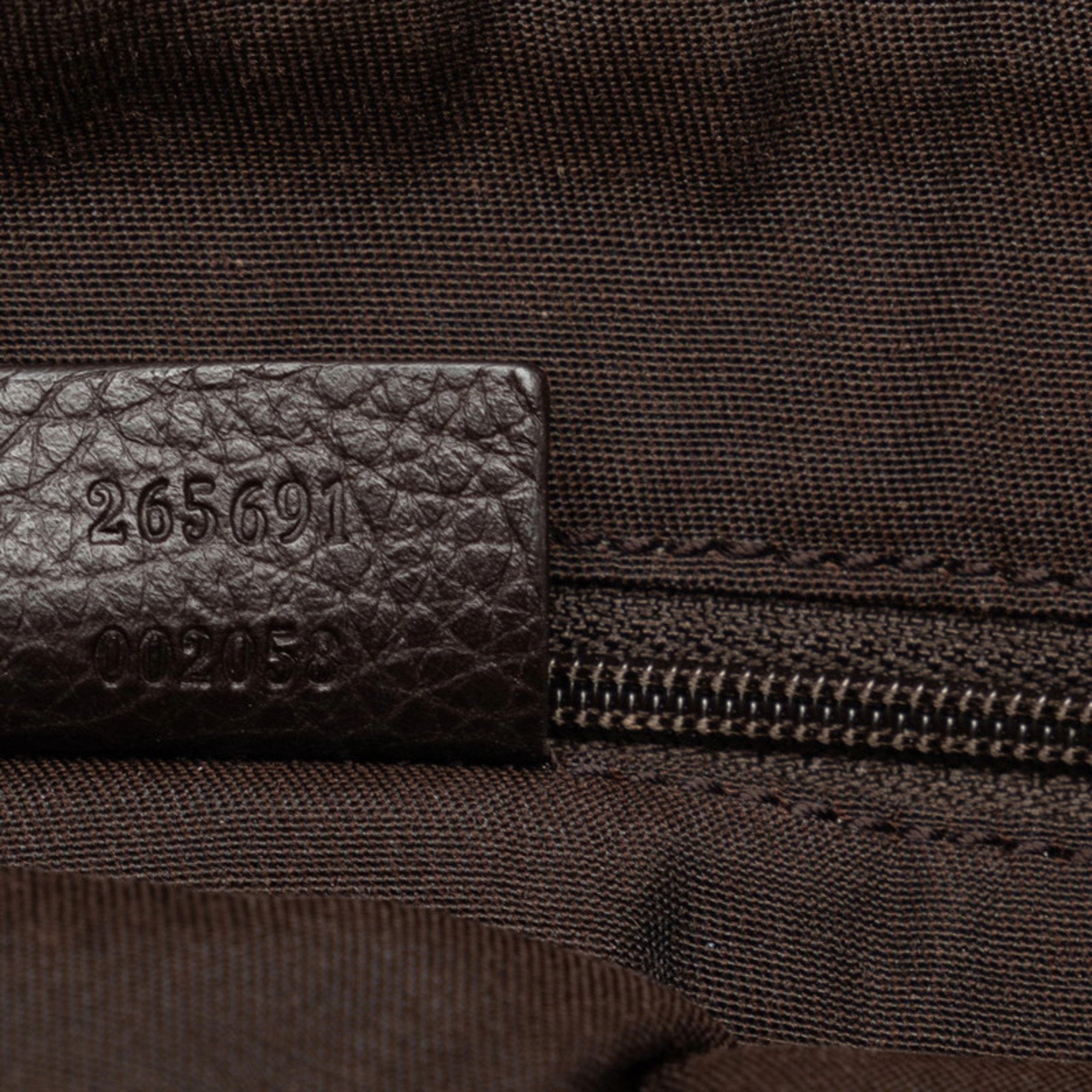 Gucci Abbey  Canvas Shoulder Bag ()