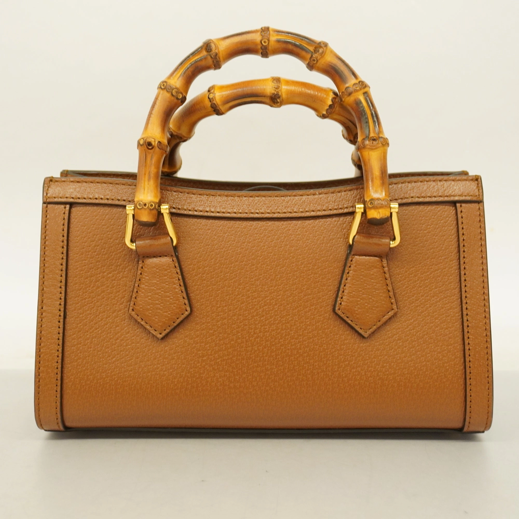 GUCCI  Bamboo 2way Bag Diana 735153 Women's Handbag,Shoulder Bag Brown
