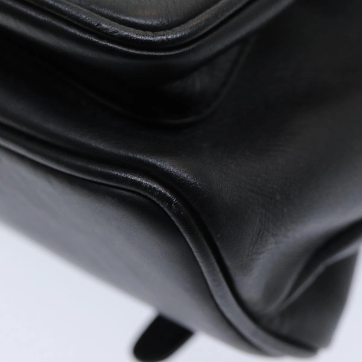 GUCCI Bamboo Backpack Leather Black  am6663