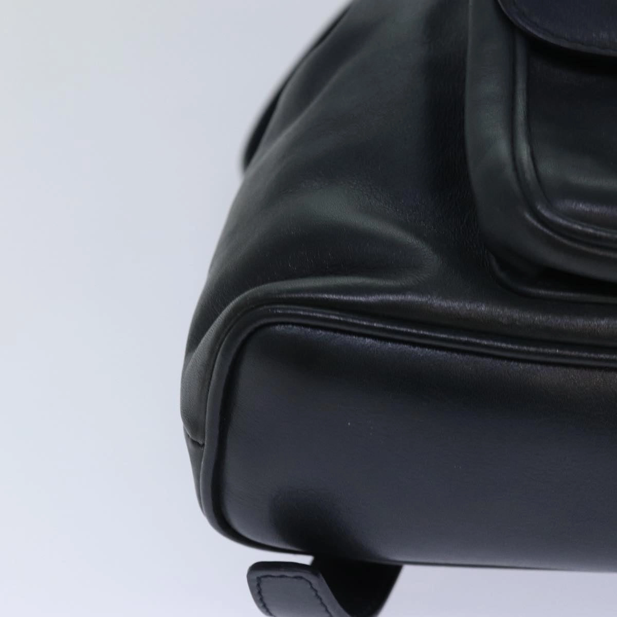 GUCCI Bamboo Backpack Leather Black  ep5142