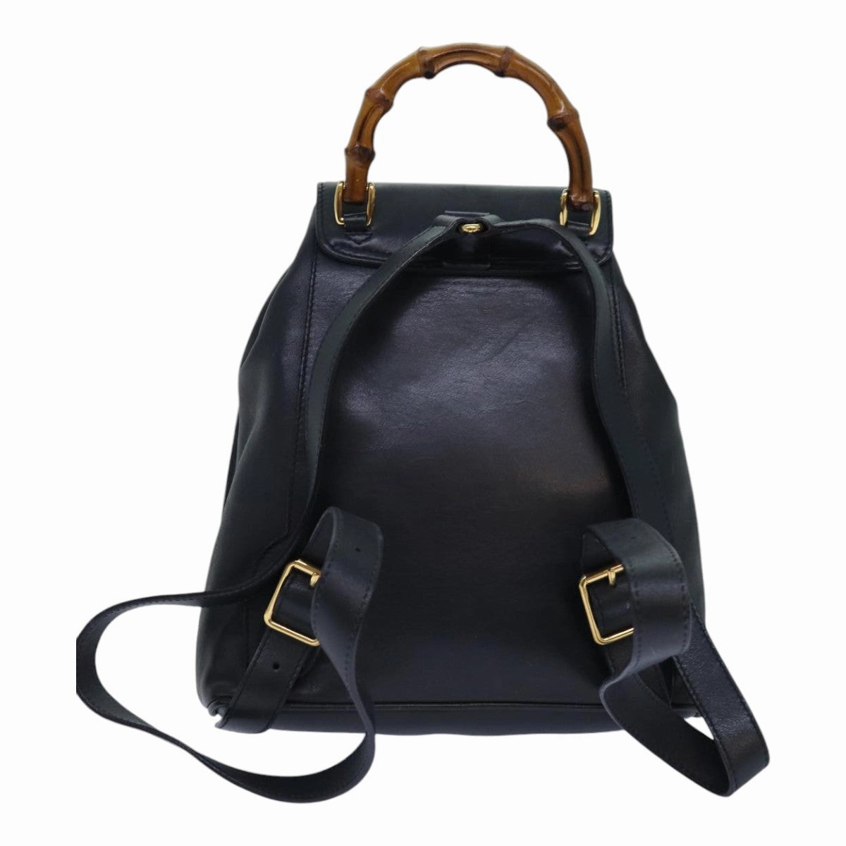 GUCCI Bamboo Backpack Leather Black  ep5142