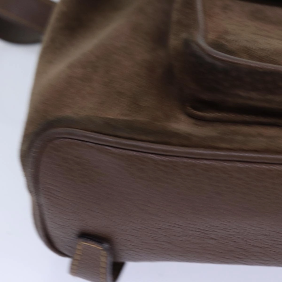 GUCCI Bamboo Backpack Suede Brown Gold 003 2058 0030  th5215