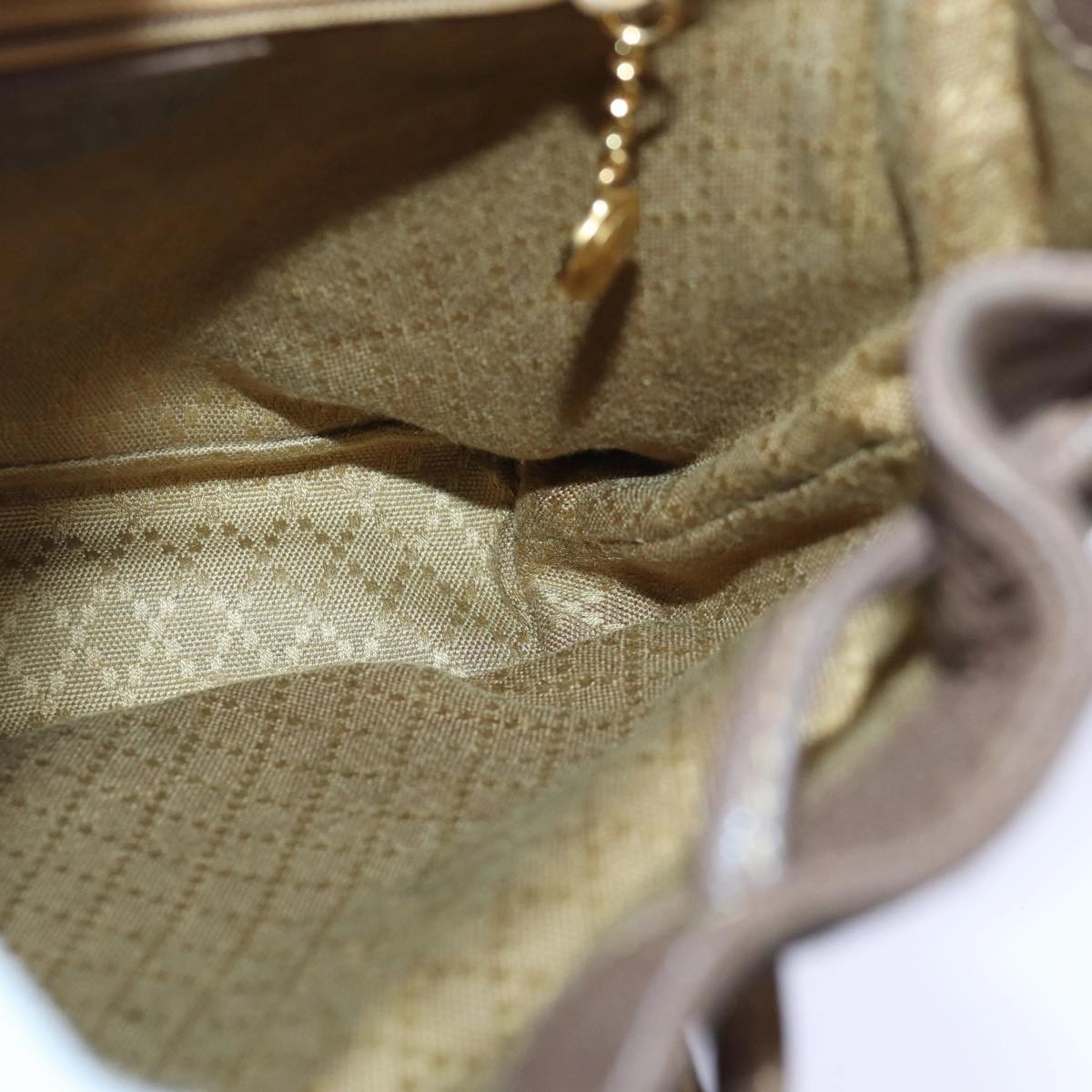 GUCCI Bamboo Backpack Suede Brown Gold 003 2058 0030  th5215
