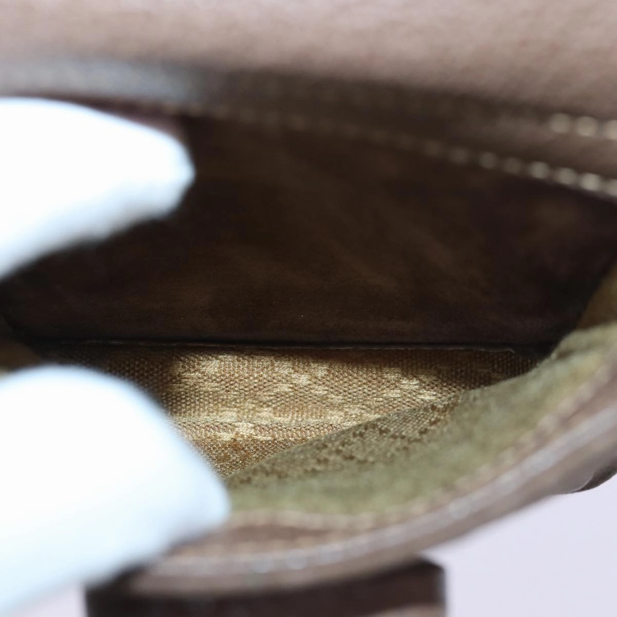 GUCCI Bamboo Backpack Suede Brown Gold 003 2058 0030  th5215