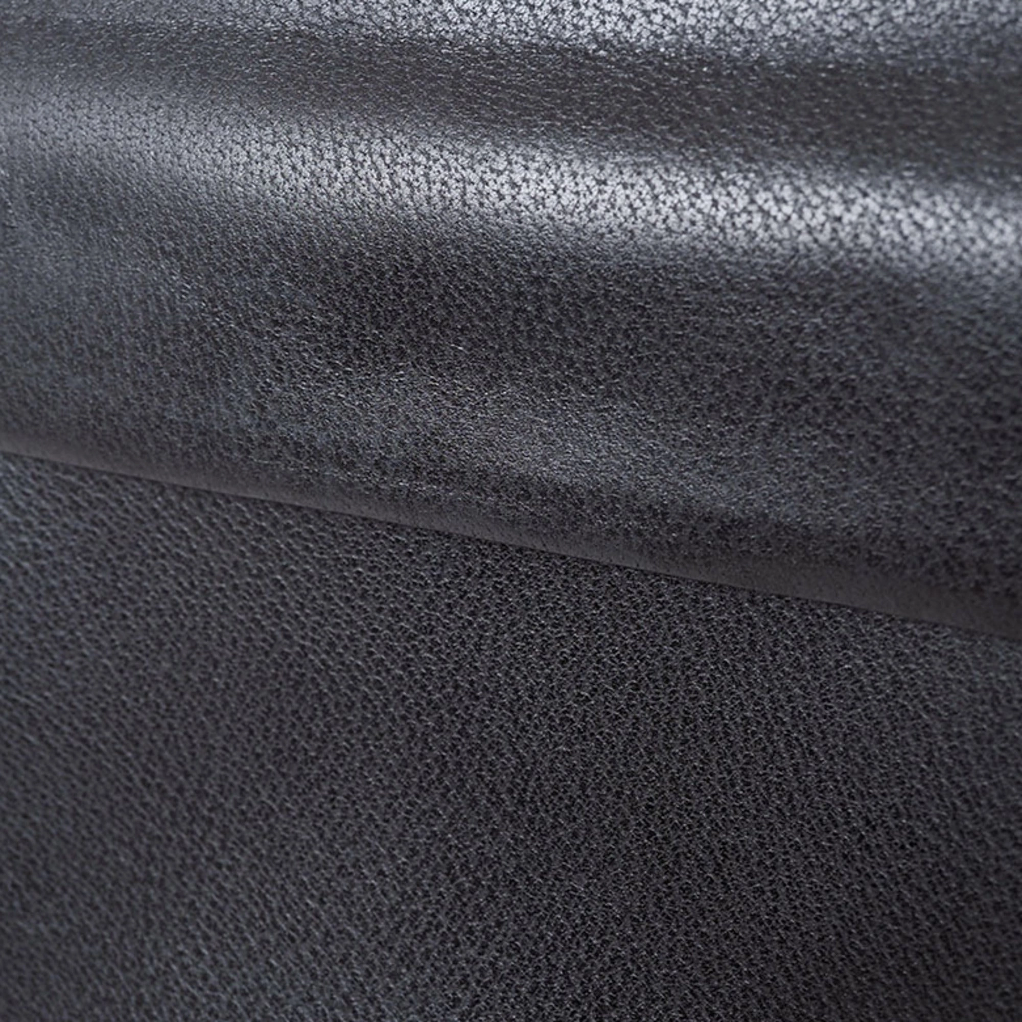 Gucci Bamboo Black Leather Handbag Shoulder Bag ()