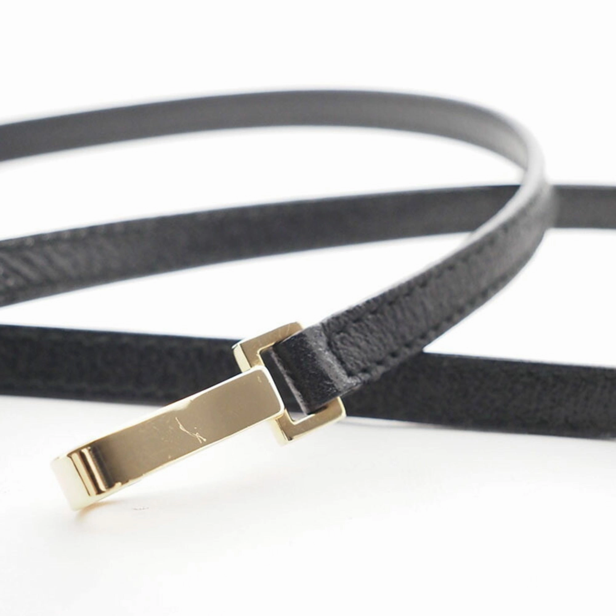 Gucci Bamboo Black Leather Handbag Shoulder Bag ()