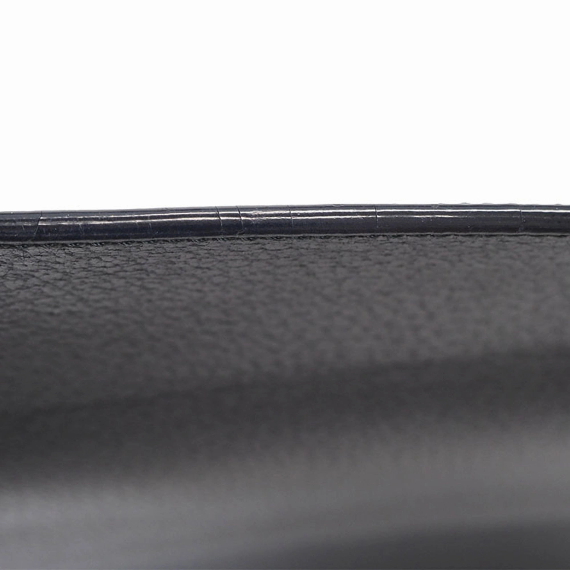 Gucci Bamboo Black Leather Handbag Shoulder Bag ()