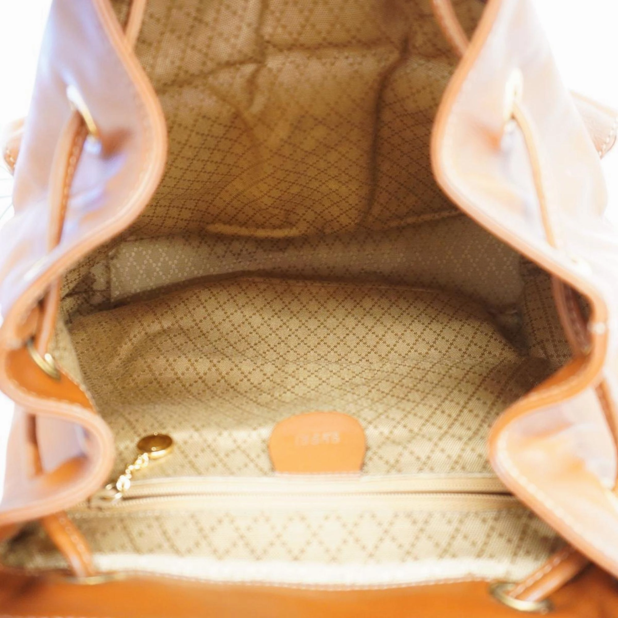 Gucci Bamboo  Leather Backpack Bag ()