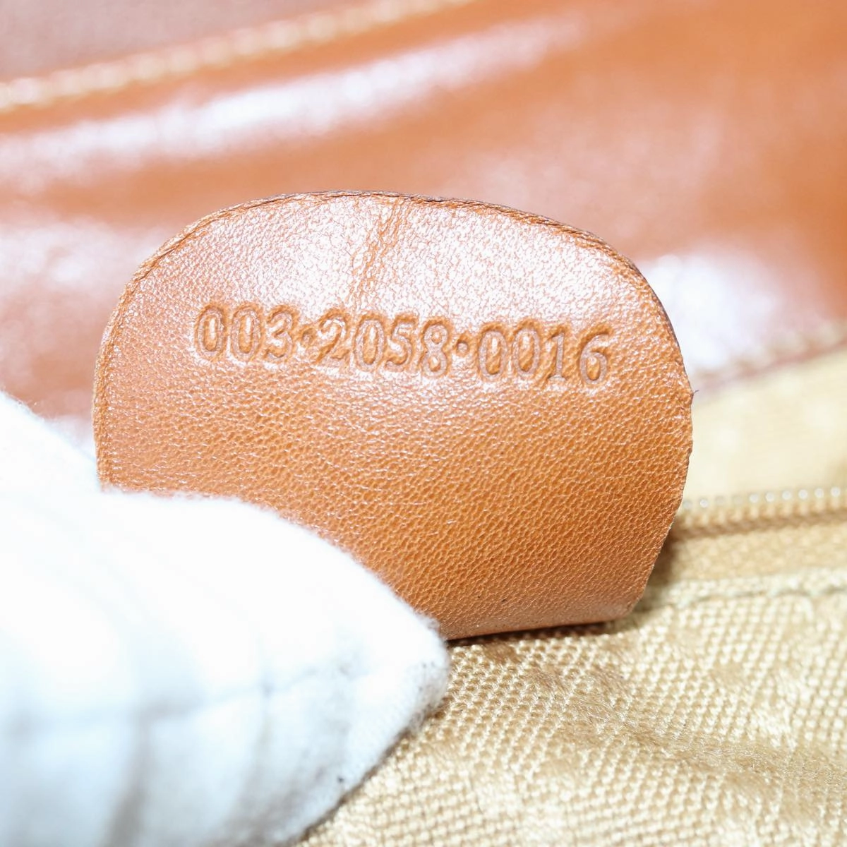 Gucci Bamboo  Leather Backpack Bag ()