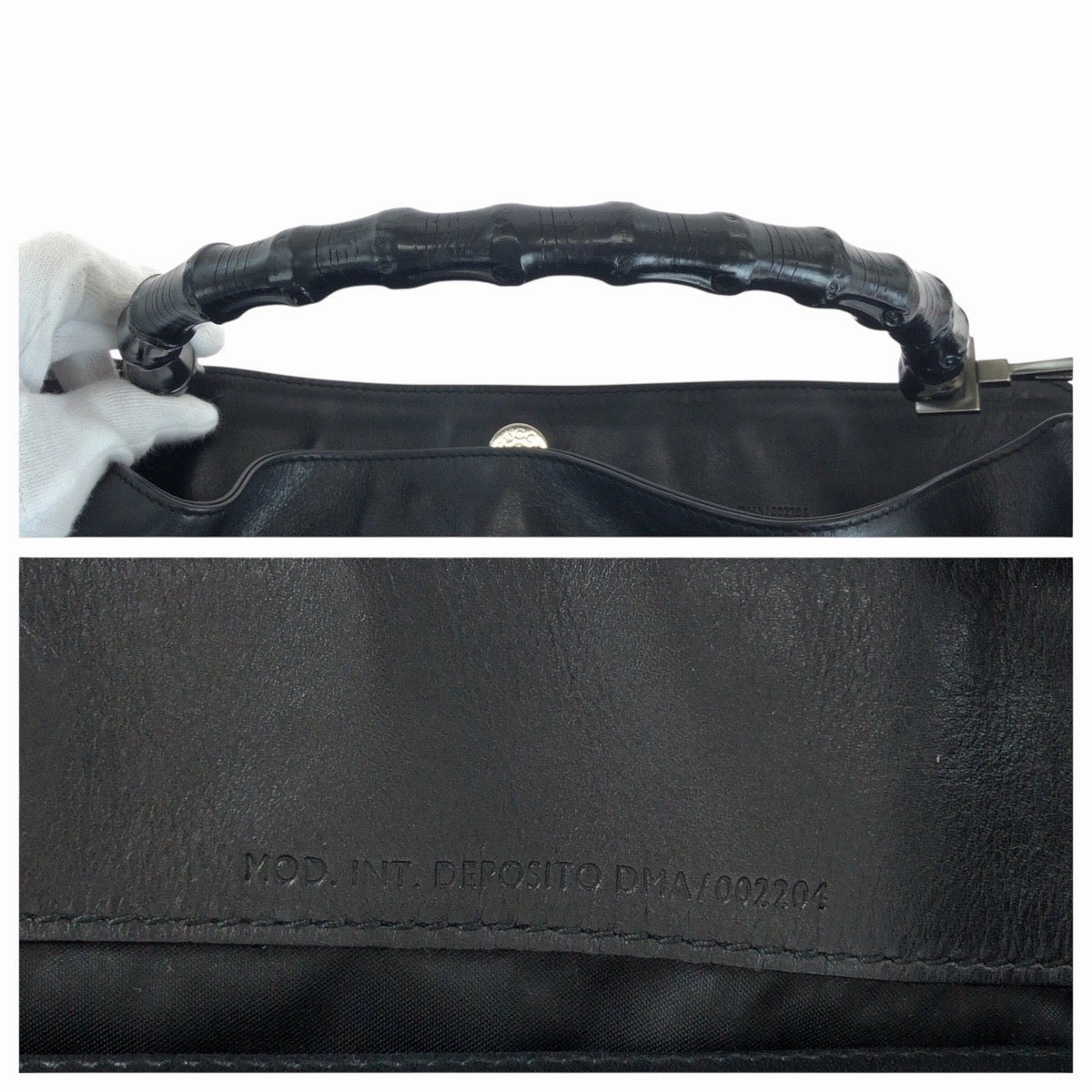 Gucci Bamboo Leather Shoulder Bag