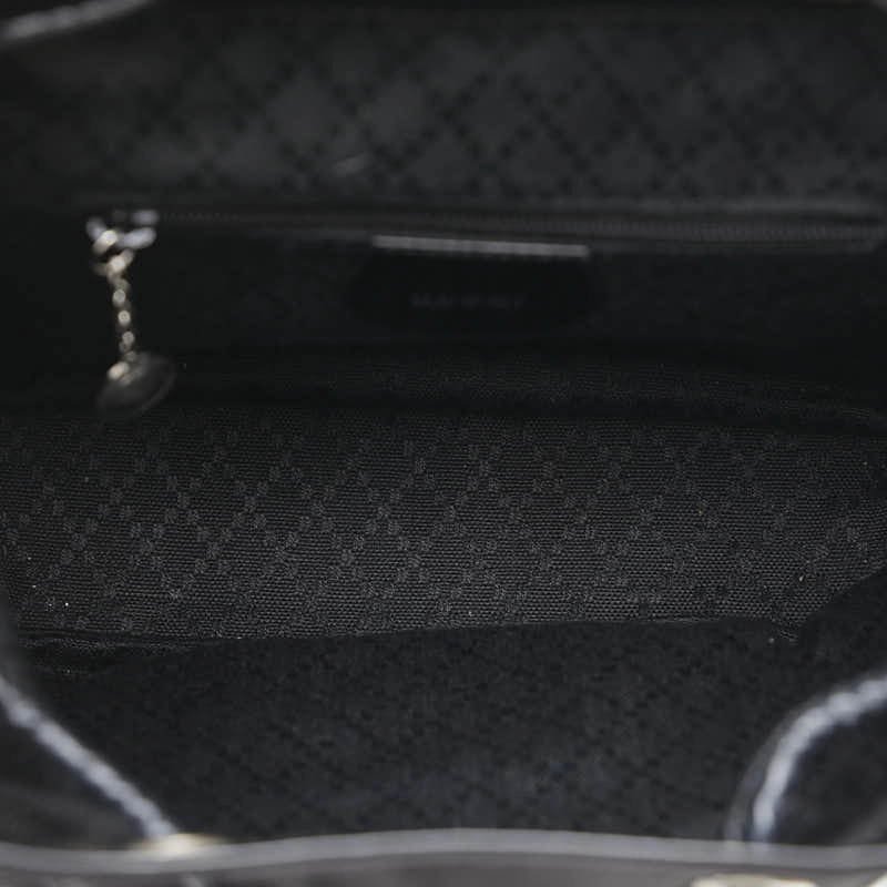 Gucci Bamboo Nylon Leather Backpack