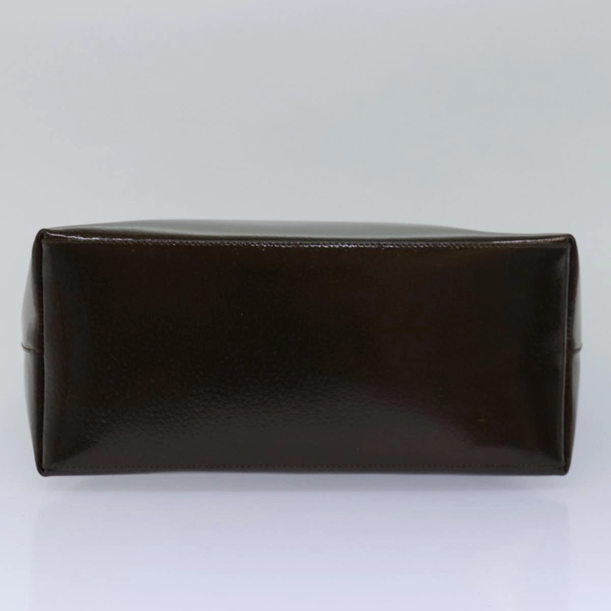 GUCCI Bamboo Shoulder Bag Enamel Brown 001 2122 3006  81842