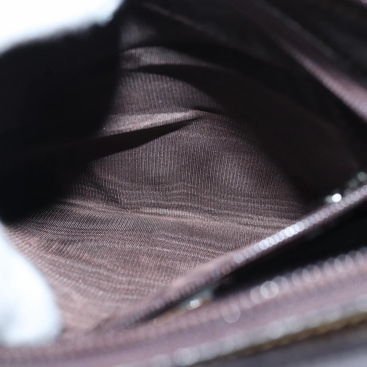 GUCCI Bamboo Shoulder Bag Enamel Brown 001 2122 3006  81842