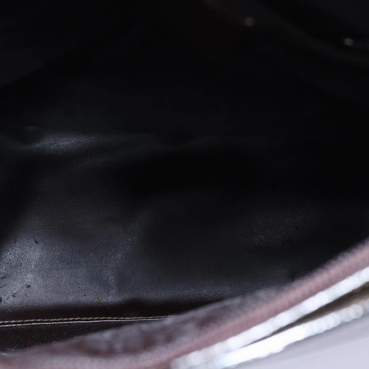 GUCCI Bamboo Shoulder Bag Enamel Brown 001 2122 3006  81842