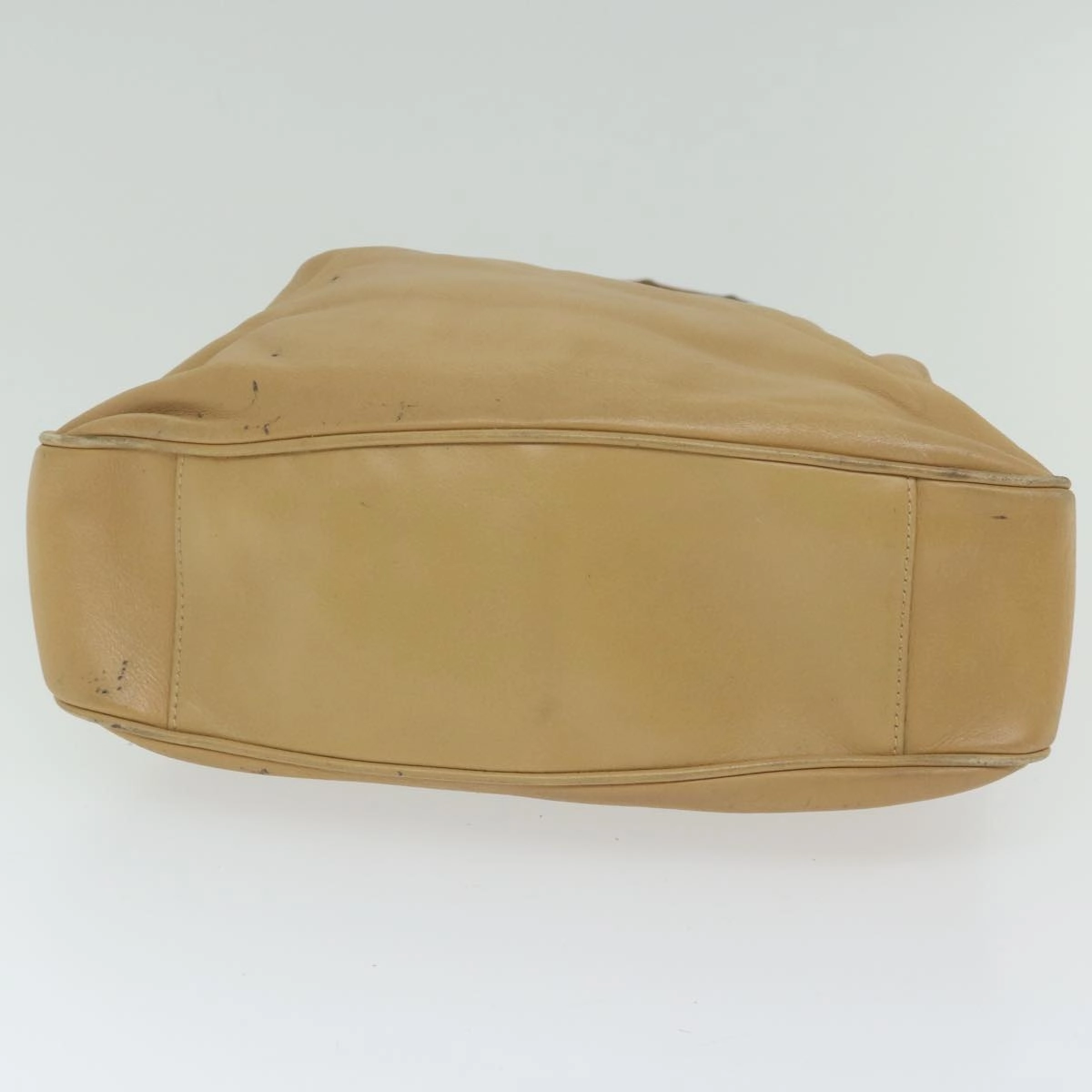 Gucci Bamboo Shoulder Bag Leather Beige