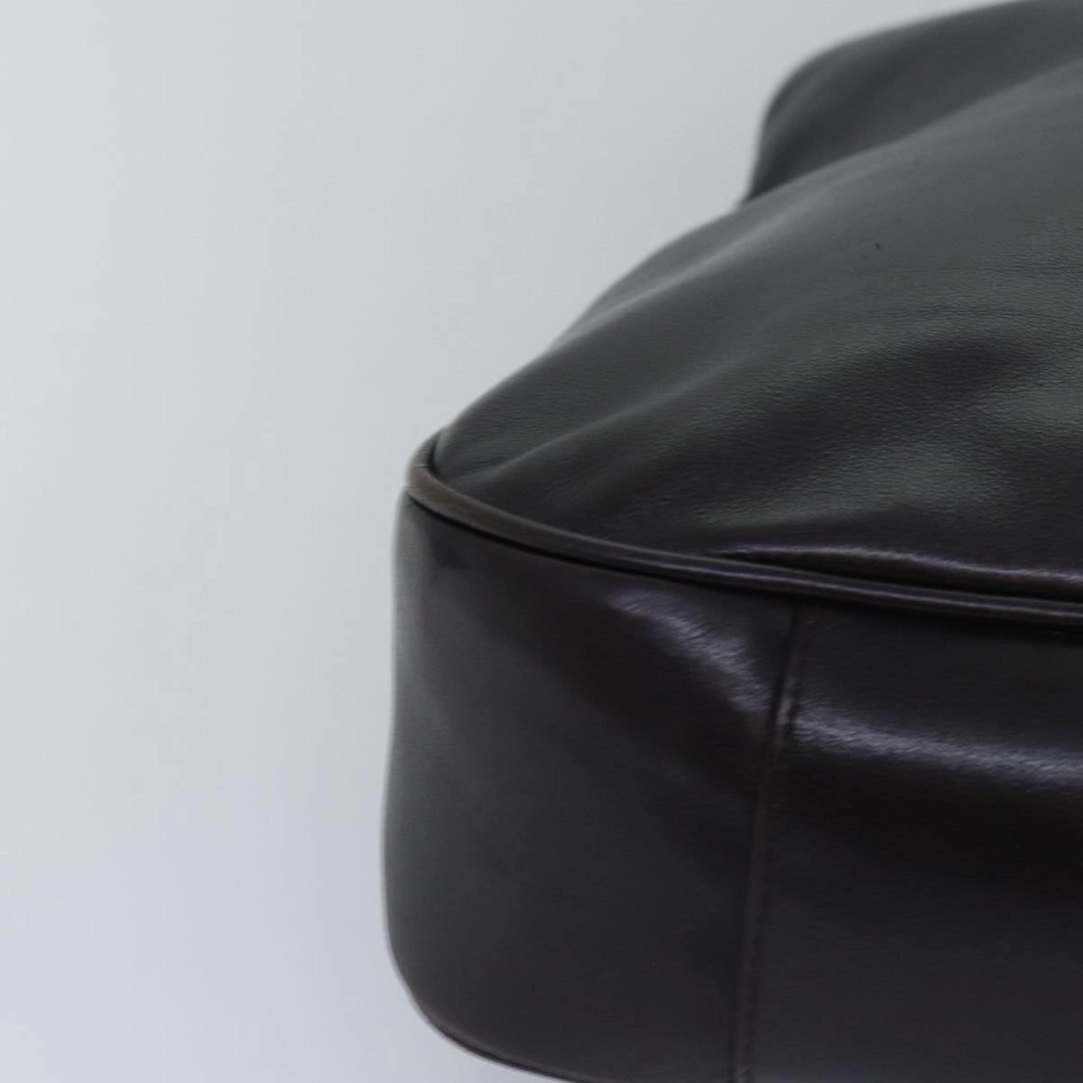 GUCCI Bamboo Shoulder Bag Leather Brown 001 1998 1577  78247