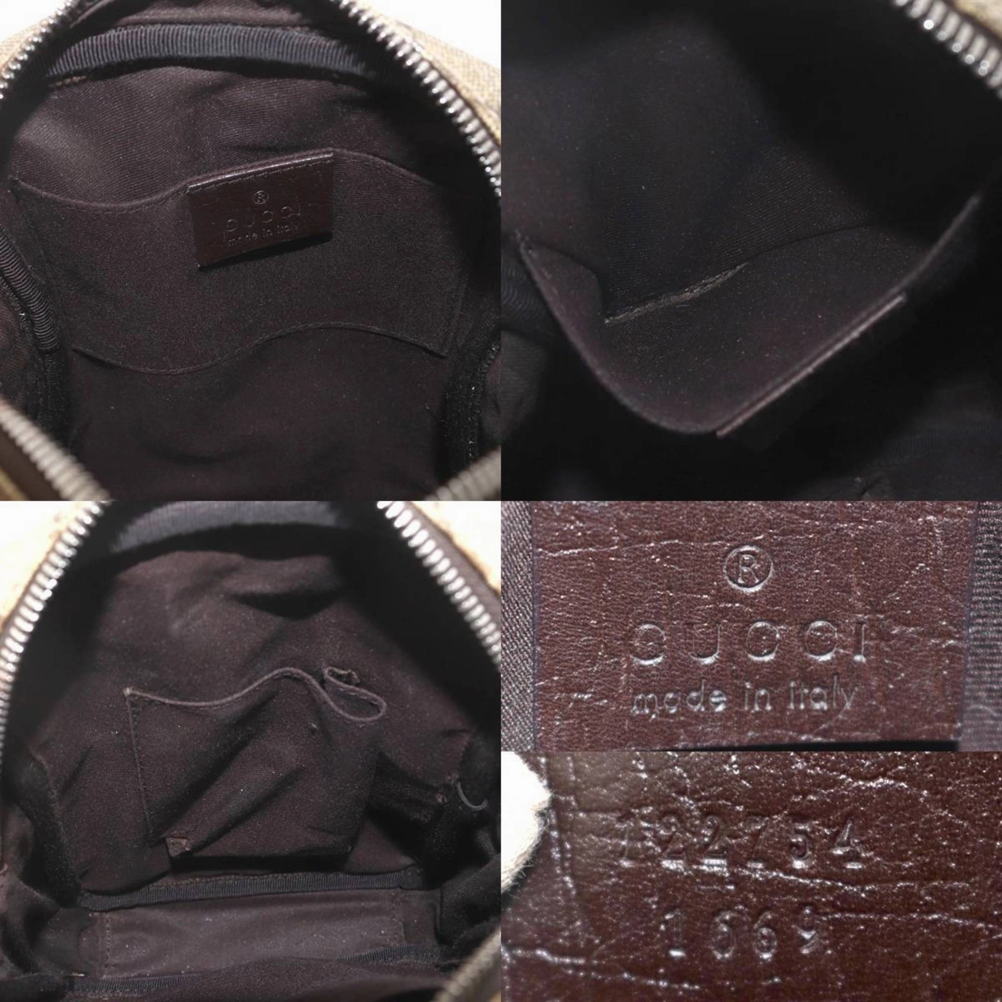 Gucci Beige Brown Shoulder Bag ()
