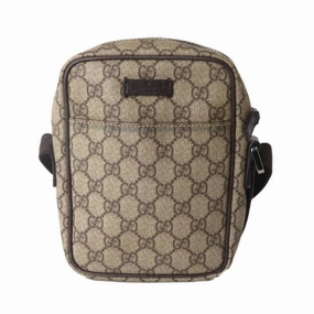 Gucci Beige Brown Shoulder Bag ()