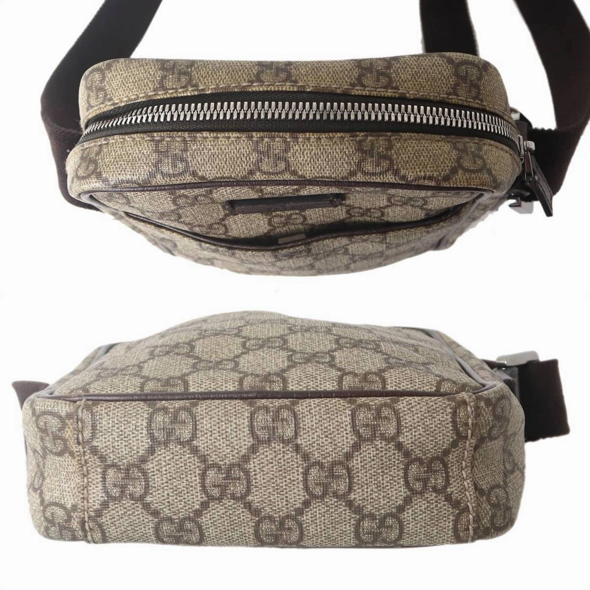 Gucci Beige Brown Shoulder Bag ()