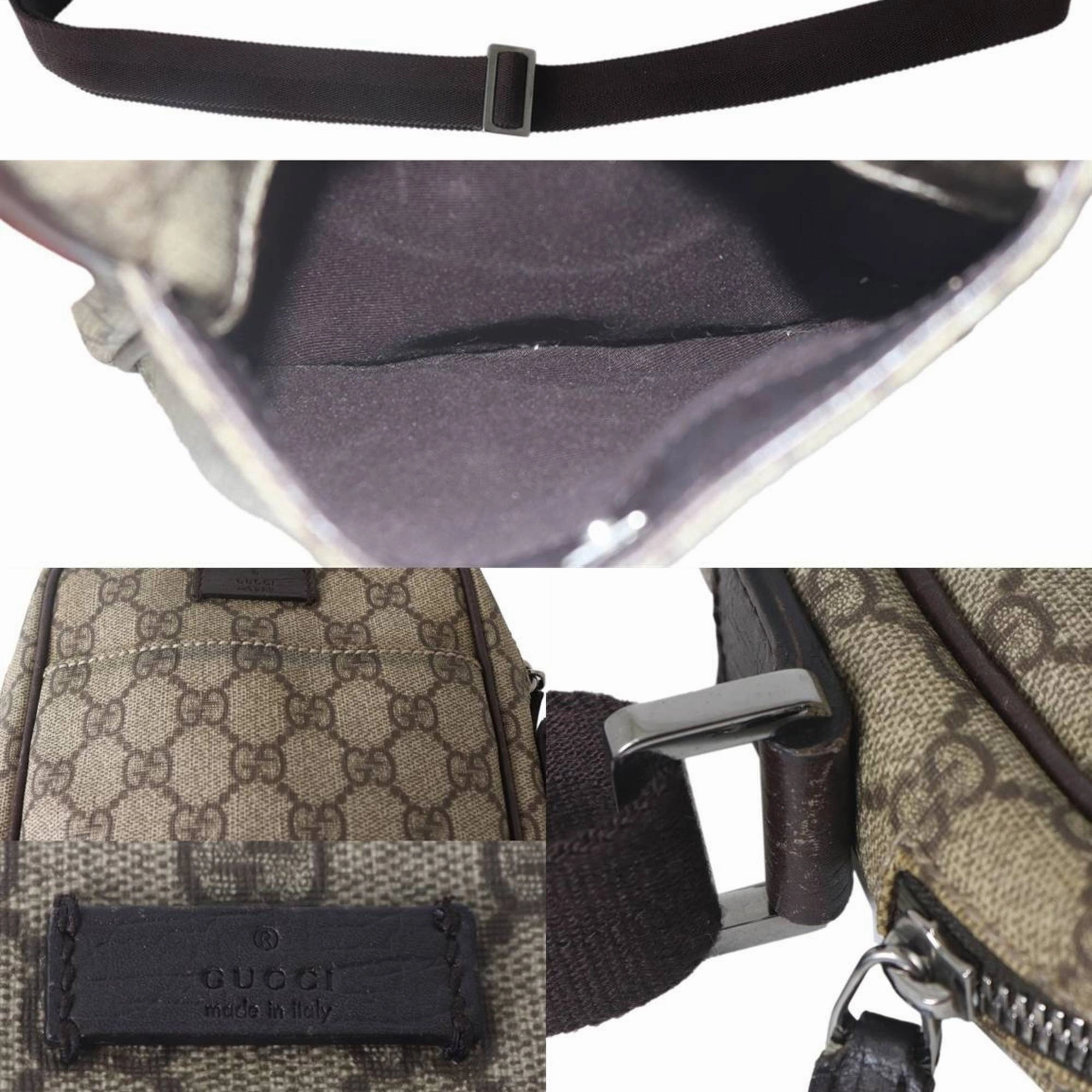 Gucci Beige Brown Shoulder Bag ()