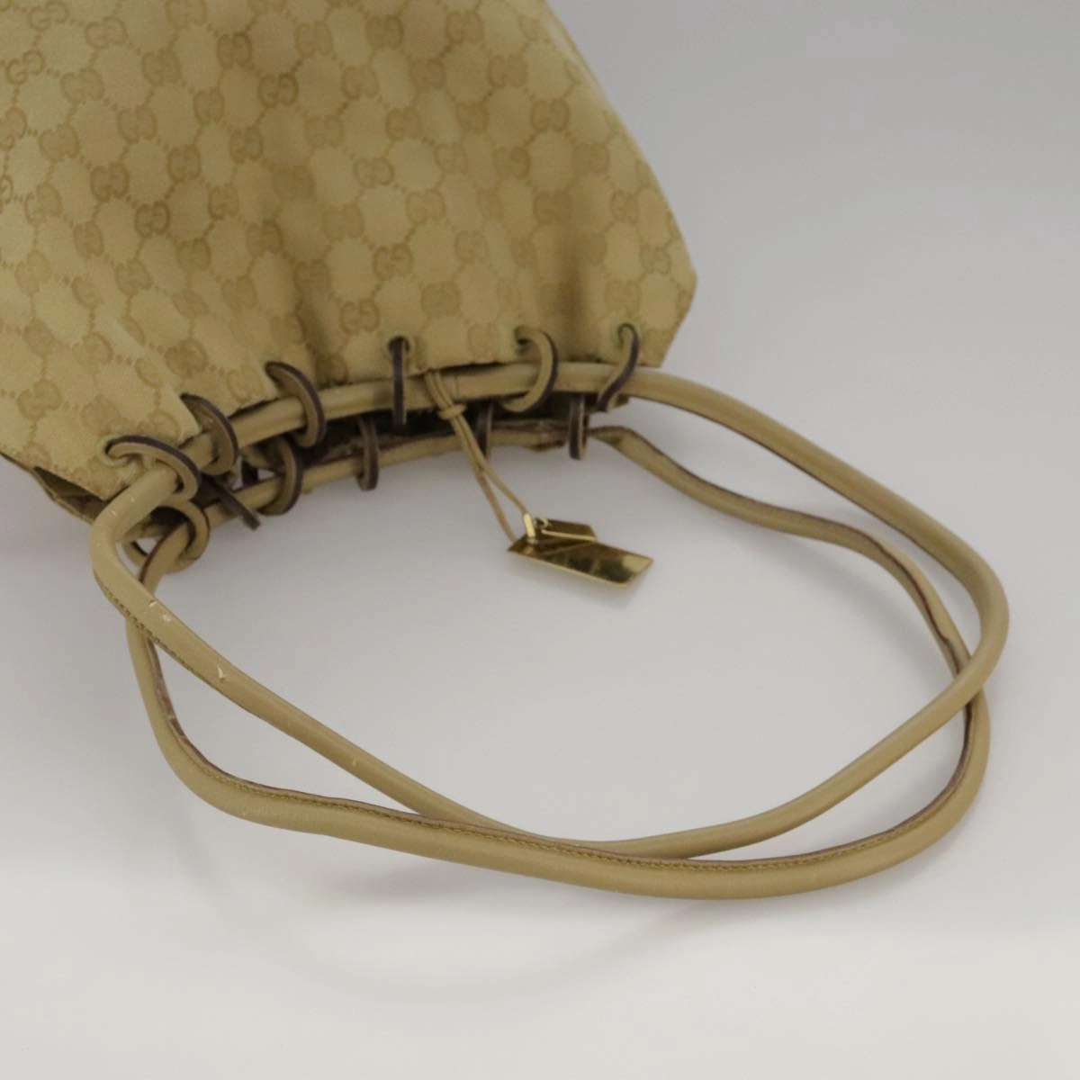 Gucci Beige Canvas Shoulder Bag ()