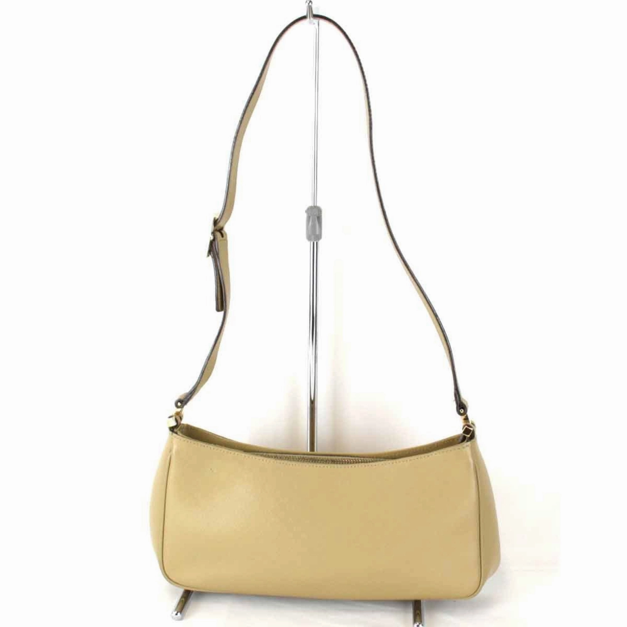 Gucci Beige Leather Shoulder Bag ()
