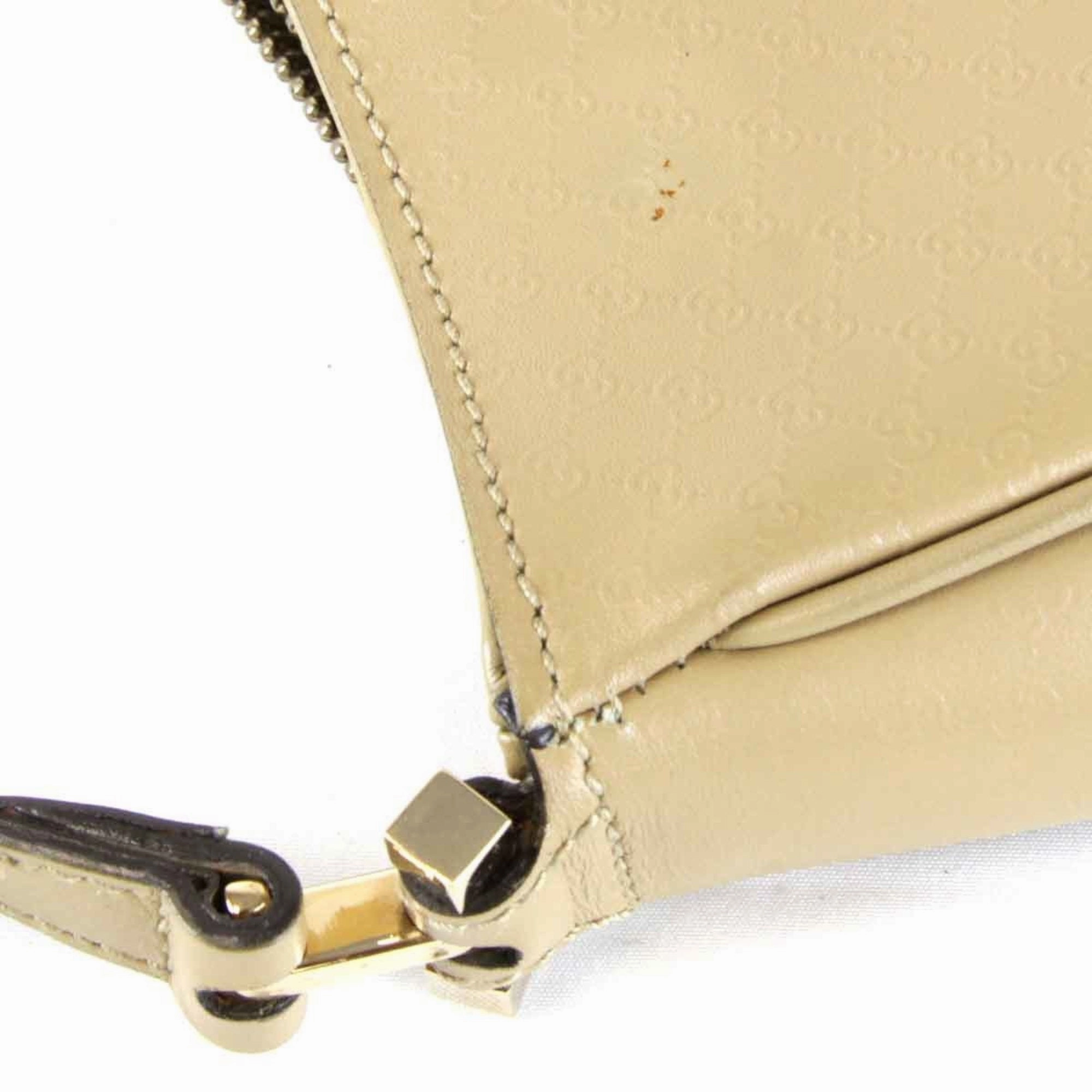 Gucci Beige Leather Shoulder Bag ()