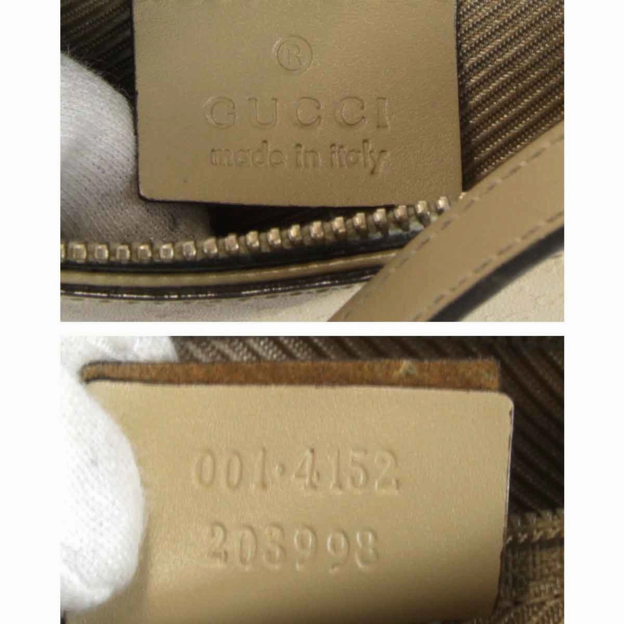 Gucci Beige Leather Shoulder Bag ()