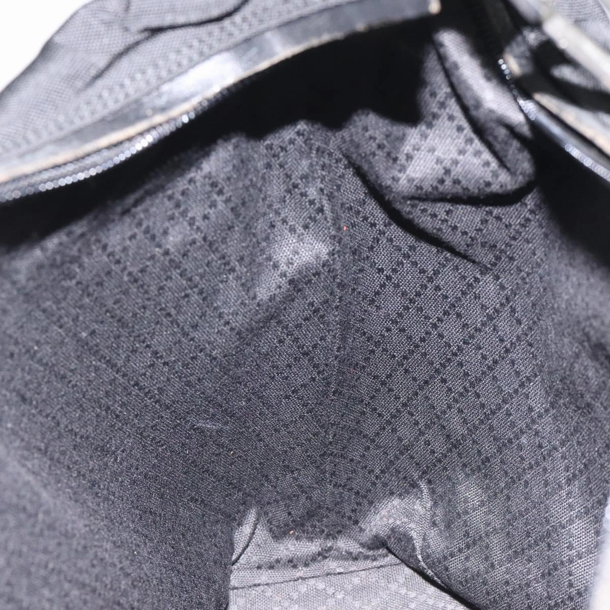 Gucci Black Canvas Shoulder Bag ()