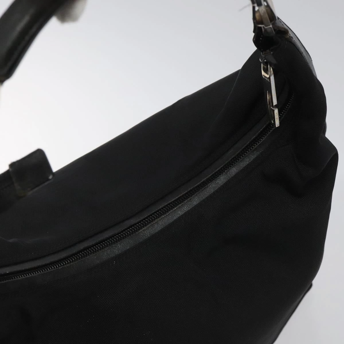 Gucci Black Canvas Shoulder Bag ()