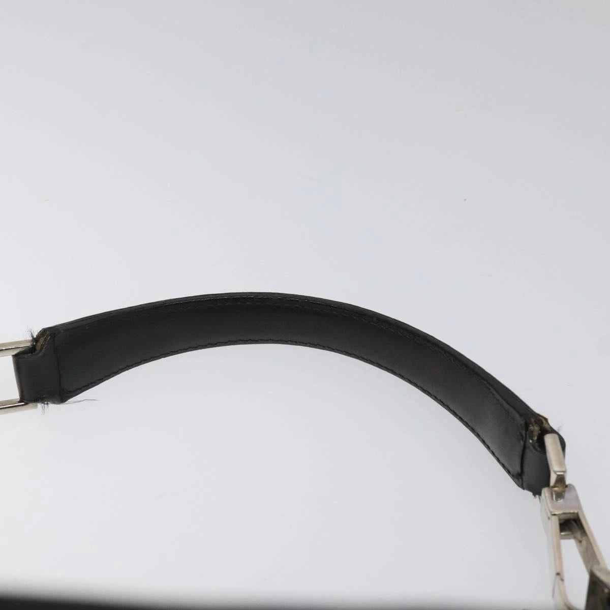 Gucci Black Canvas Shoulder Bag ()