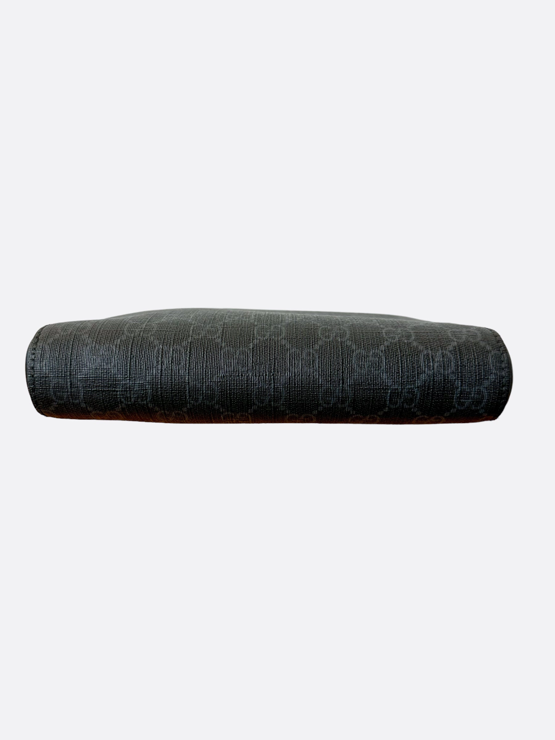 Gucci Black GG Monogram Small Messenger Bag