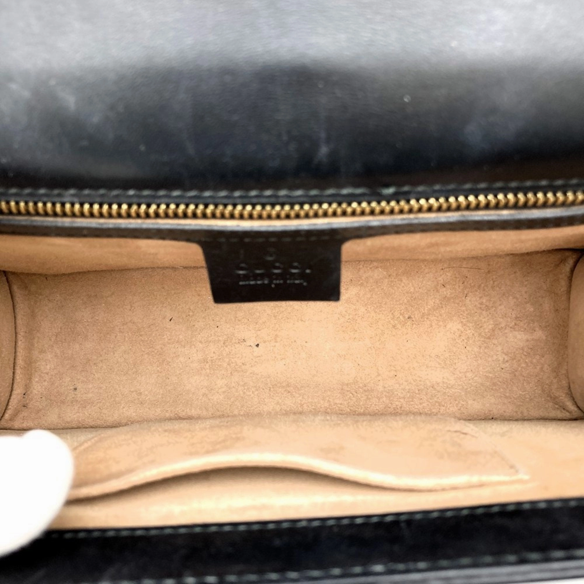 Gucci Black Leather Shoulder Bag ()