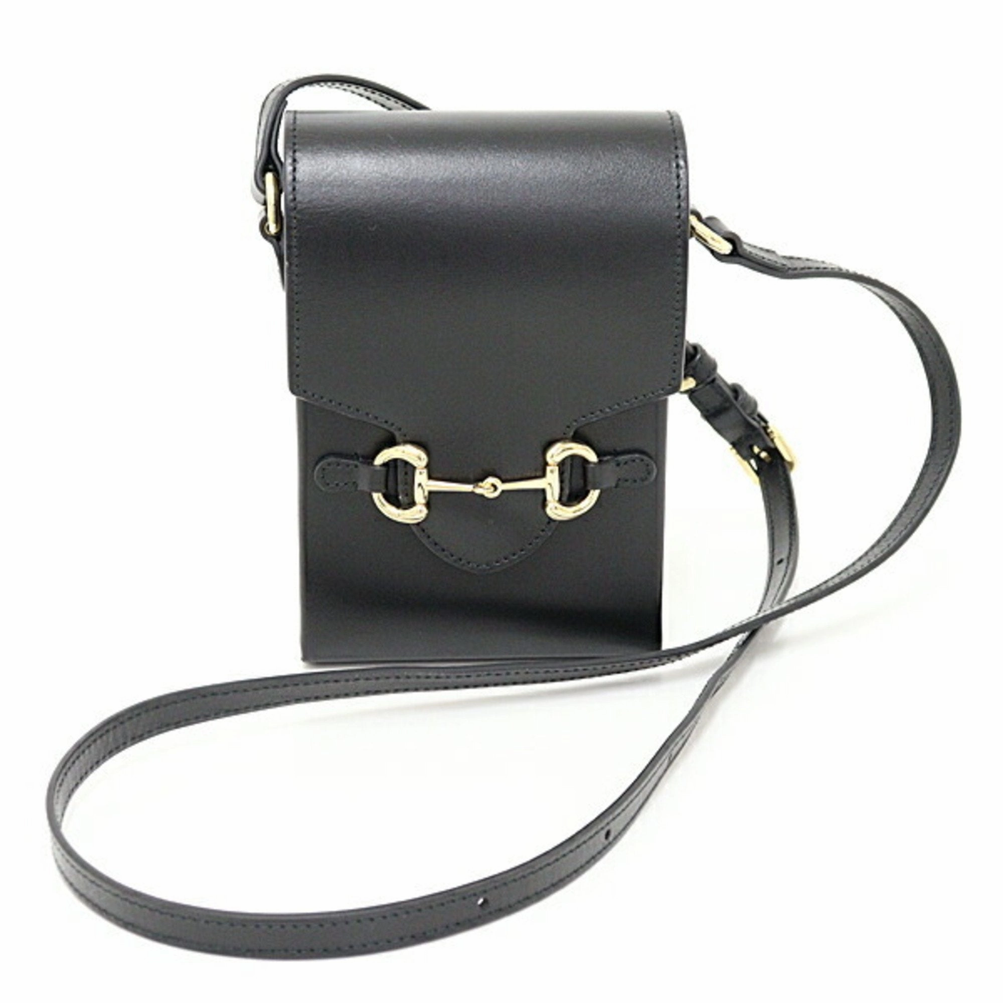Gucci Black Leather Shoulder Bag ()