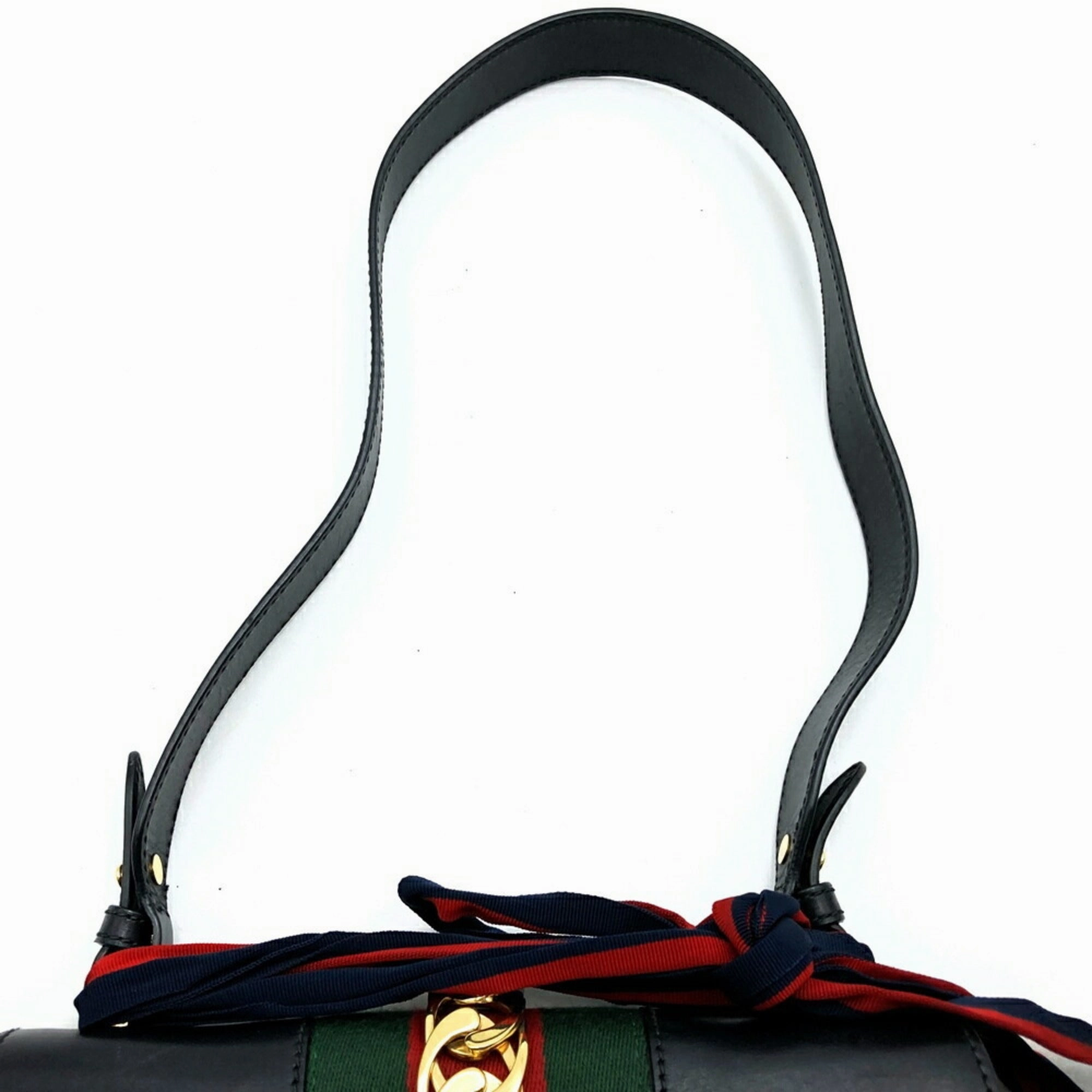 Gucci Black Leather Shoulder Bag ()