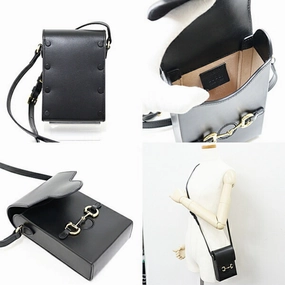 Gucci Black Leather Shoulder Bag ()