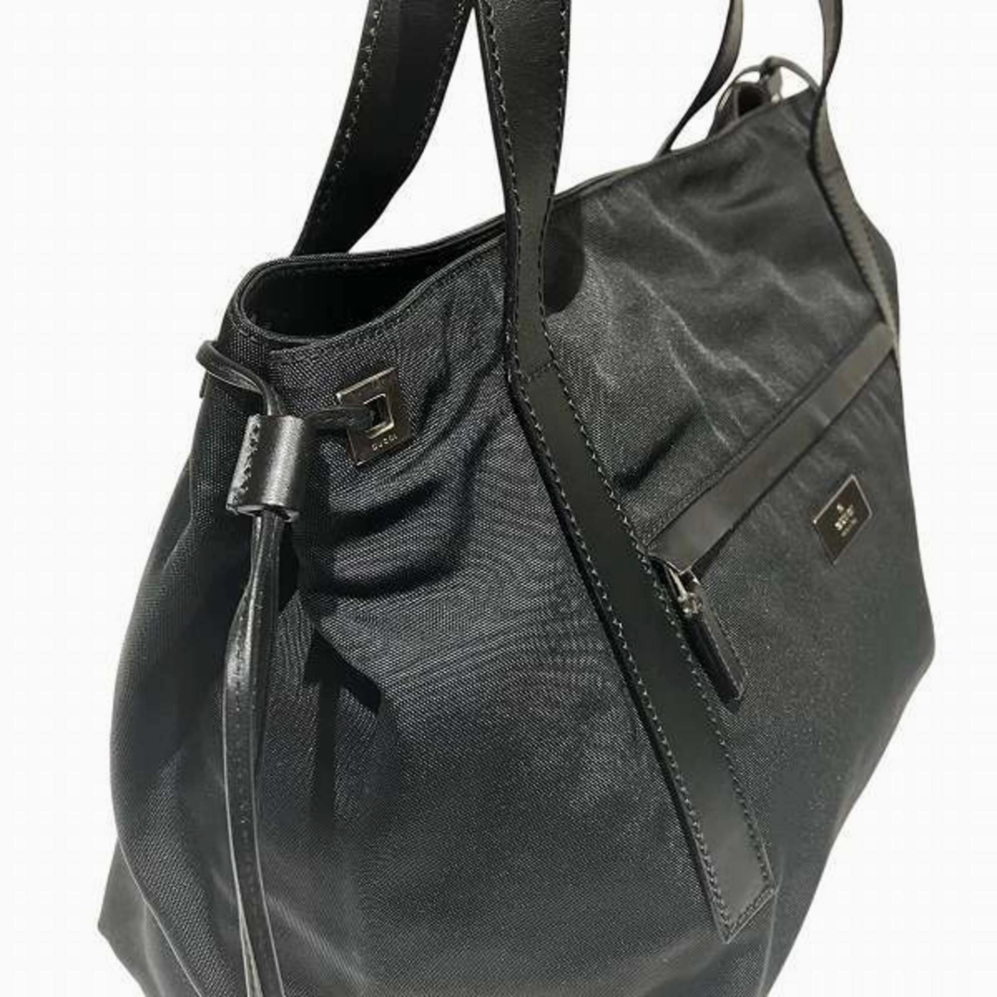 Gucci Black Nylon Shoulder Bag ()