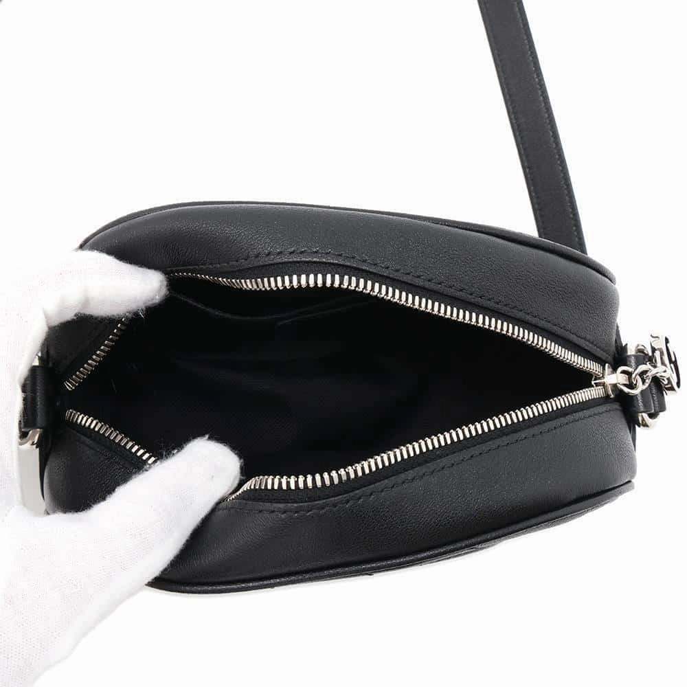 GUCCI Blondie Shoulder Bag Black760175 Leather