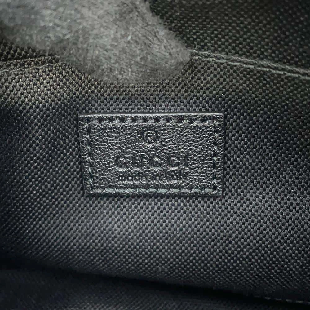 GUCCI Blondie Shoulder Bag Black760175 Leather