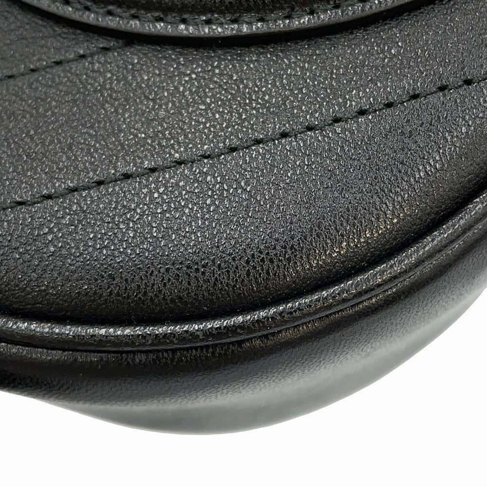 GUCCI Blondie Shoulder Bag Black760175 Leather