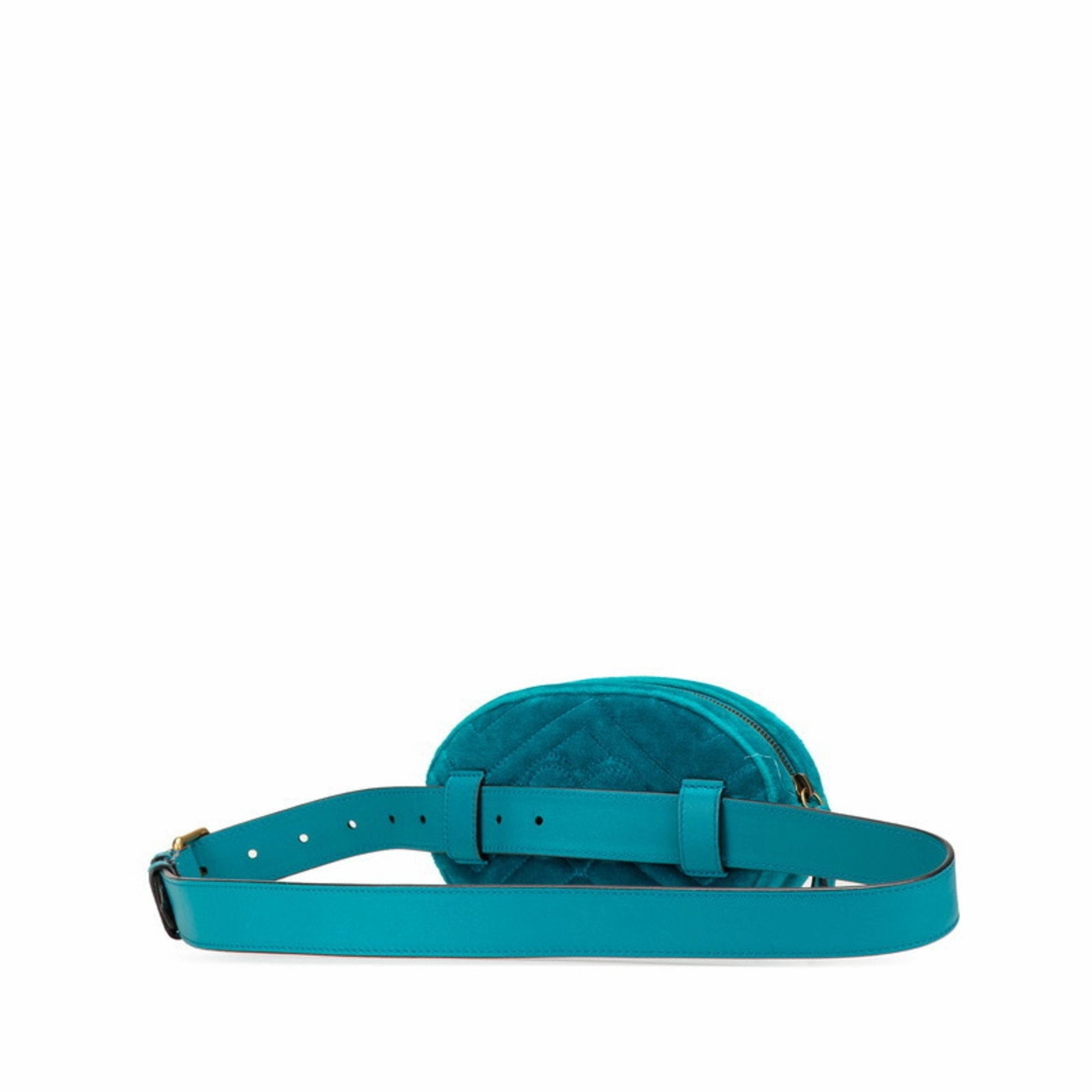 Gucci blue Leather Leather Fanny Pack Sling Bag (Pre-Owned)