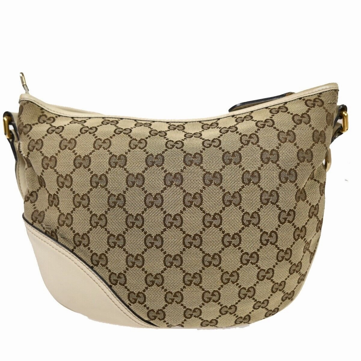 Gucci Britt  Canvas Shoulder Bag (Pre-Owned)