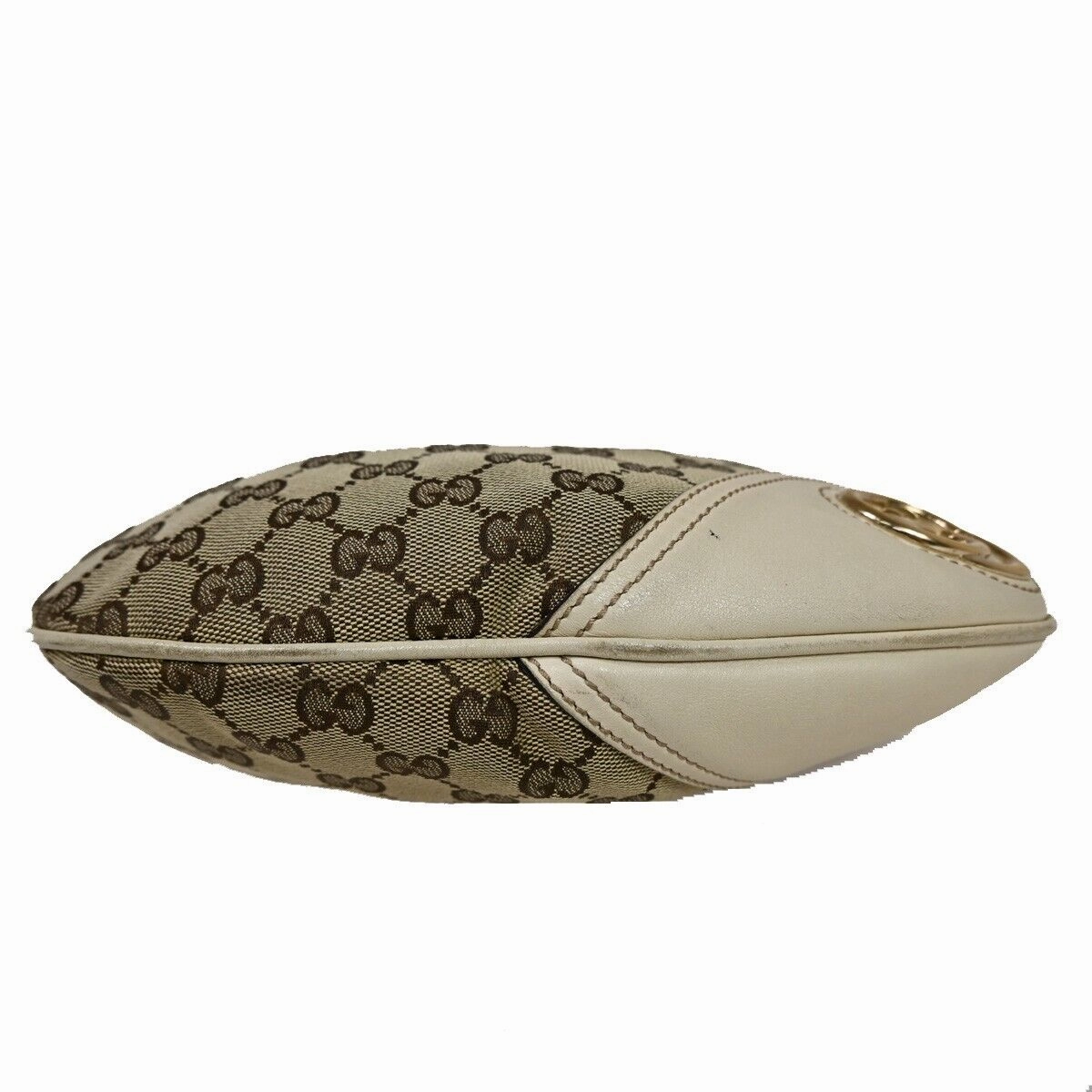 Gucci Britt  Canvas Shoulder Bag (Pre-Owned)