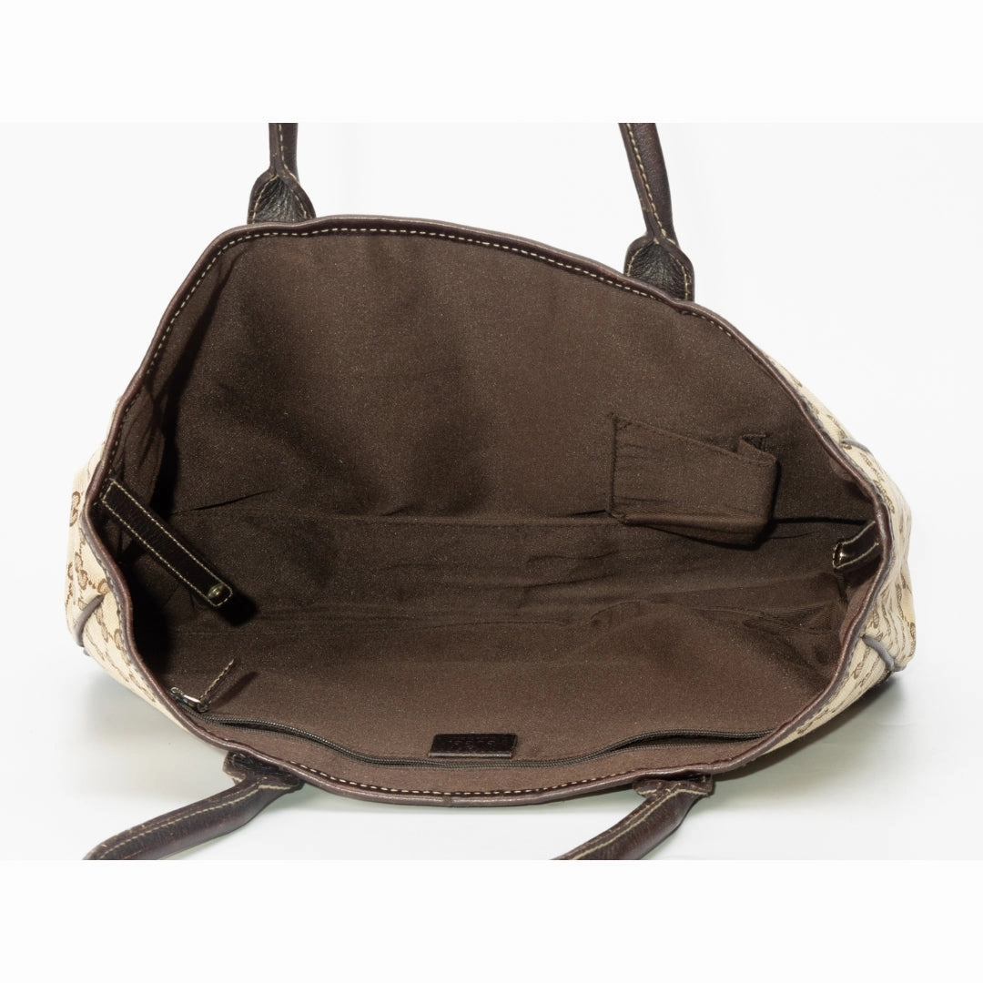 Gucci Brown GG Canvas Princy Tote Bag